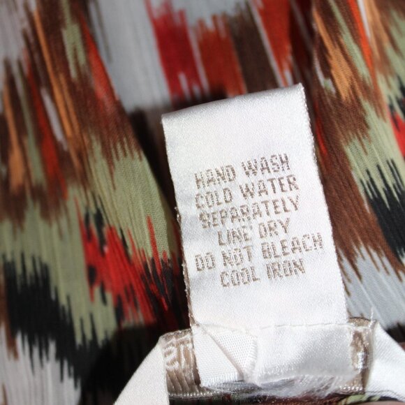 Silhoulettes Abstract Design Long Sleeve Tunic Length Top - Picture 9 of 13